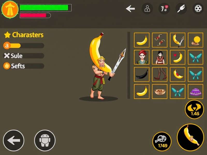 Banana Blade Ruler character customization options